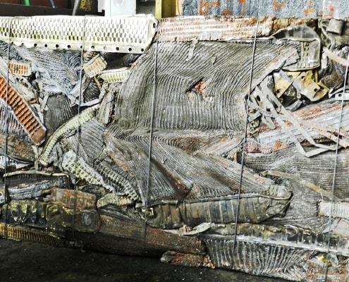 Standard scrap ready for processing